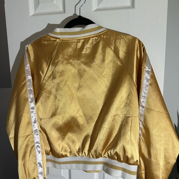 Zeagoo Gold Bomber Jacket - Picture 3 of 4
